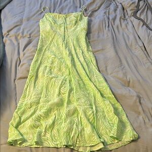 RIXO Printed Midi Occasion Dress. Size 8 US